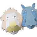3D-Tiermasken, 30 Stk.