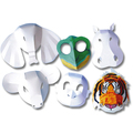3D-Tiermasken, 30 Stk.