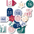 Adventskalender-Set Stoffbeutel