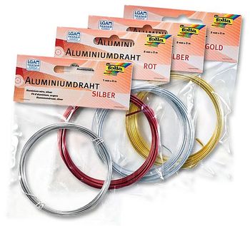 Aluminiumdraht farbig