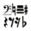 Basis-Notensatz magnetisch