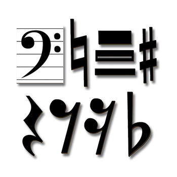 Basis-Notensatz magnetisch
