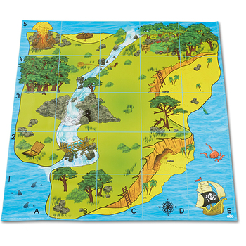 BeeBot Matte mit Schatzinsel