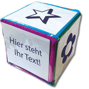 Blanko-Würfel mit Einstecktaschen
