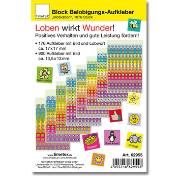 Block Mini-Sticker, 1.076 Stk.