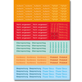 Block Organisations-Sticker, 1.442 Stk.