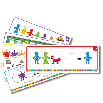 Familien-Figuren-Aktivitätenkarten