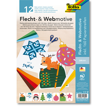 Flecht- und Webmotive X-Mas