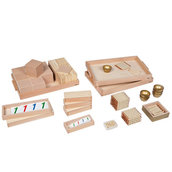 Goldenes Perlenmaterial, Komplettsatz