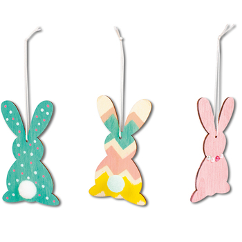 Hasenanhänger 3er-Set