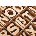 Holz-Alphabet