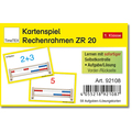 Kartenspiel Rechenrahmen