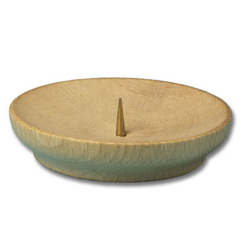 Kerzenschale aus Holz