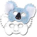 Kindermasken-Set Exotische Tiere