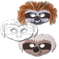 Kindermasken-Set Exotische Tiere