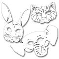 Kindermasken-Set Tiere