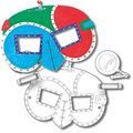 Kindermasken-Set Weltraum