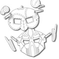 Kindermasken-Set Weltraum
