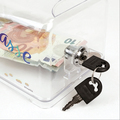 Klassenkasse mit Schloss, transparent