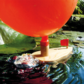 Luftballon-Knatterboot