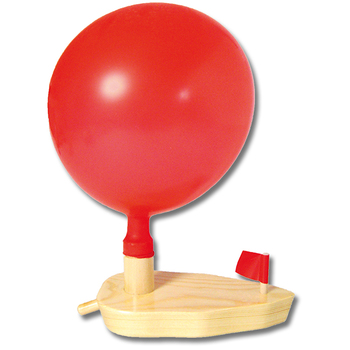 Luftballon-Knatterboot