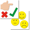 Moderations-Material, magnetisch, 64-tlg.