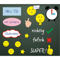 Moderations-Material, magnetisch, 64-tlg.