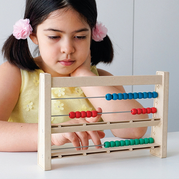 Montessori-Rechenrahmen RE-Wood, 4-stellig