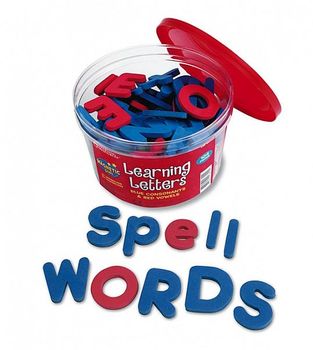 Moosgummi-Buchstaben magnetisch