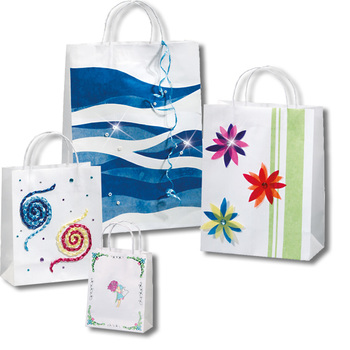 Papiertüten, weiß