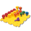 Riesensteckspiel Zahlen, Farben