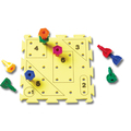 Riesensteckspiel Zahlen, Farben