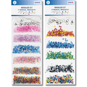 Rocailles-Sets mit Verschlüssen