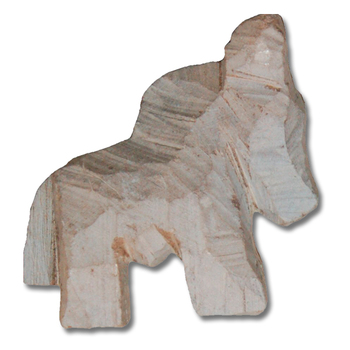 Specksteinrohling Pferd