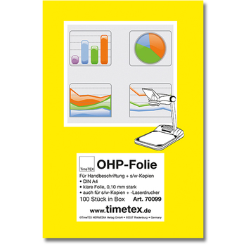 Spezialfolie für Overheadprojektoren (s/w)