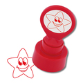 Stempel Stern lachend