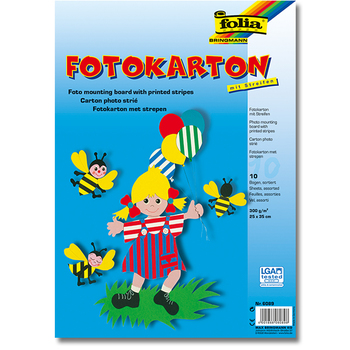 Streifen-Fotokarton 25 x 35 cm *Sale*