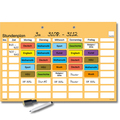 Stundenplan-Tafel magnetisch