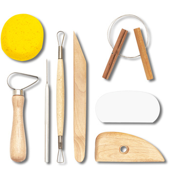 Töpferwerkzeug-Set 8-teilig