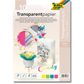 Transparentpapier A4, farbig sortiert