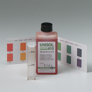 Universal-Indikatorlösung mit Farbskala, pH 4-10, 100 ml